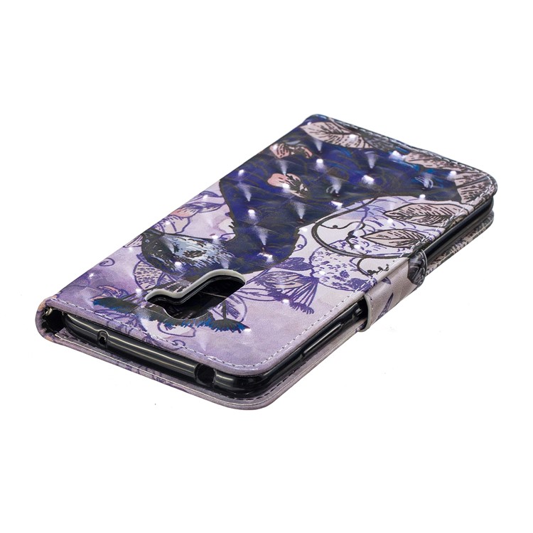 Pattern Printing PU Leather Mobile Shell with Card Slots for Xiaomi Pocophone F1 / Poco F1 (India) - Peacock-5