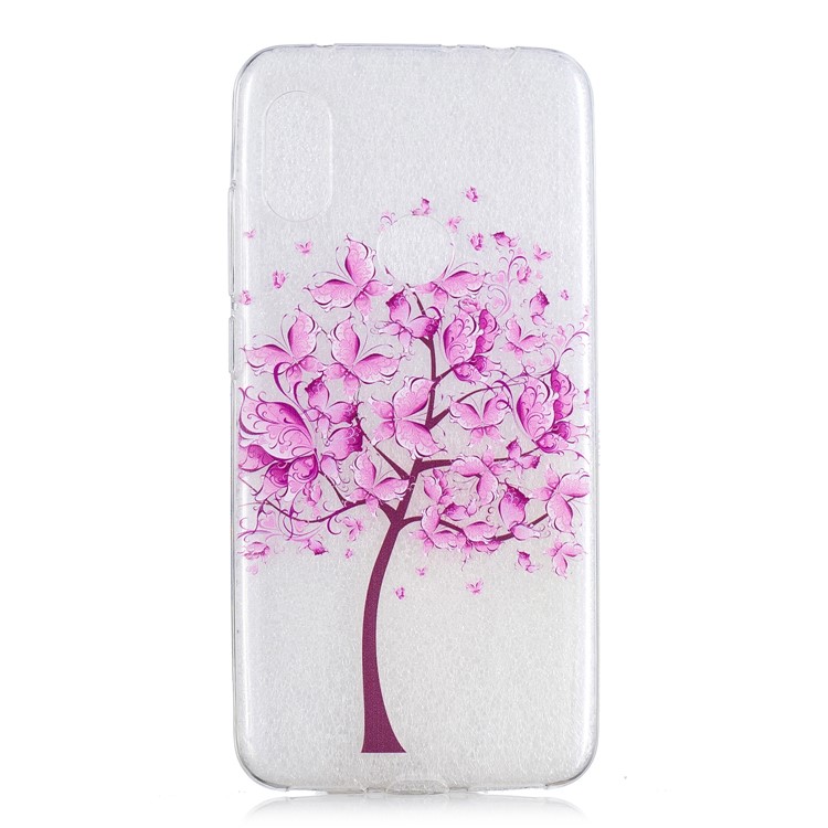 For Xiaomi Redmi Note 6 Pro Pattern Printing IMD TPU Back Cover - Tree-2