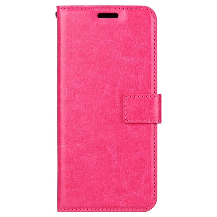 Crazy Horse Leather Case with Card Holder for Xiaomi Redmi Note 6 Pro - Rose-2