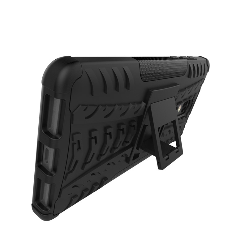 Anti-slip PC + TPU Hybrid Case with Kickstand for Xiaomi Redmi Pro - Black-7