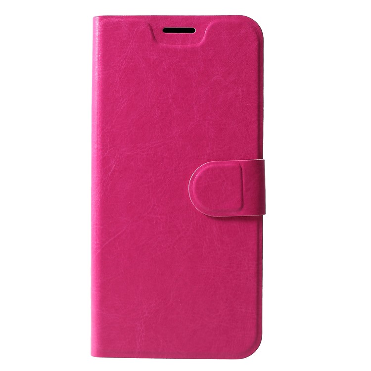 Crazy Horse Leather Flip Case for Xiaomi Mi 8 Lite / Mi 8 Youth (Mi 8X) - Rose-3