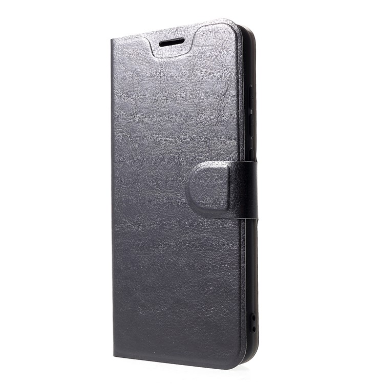 Crazy Horse Leather Cell Phone Cover for Xiaomi Mi 8 Lite / Mi 8 Youth (Mi 8X) - Black-3