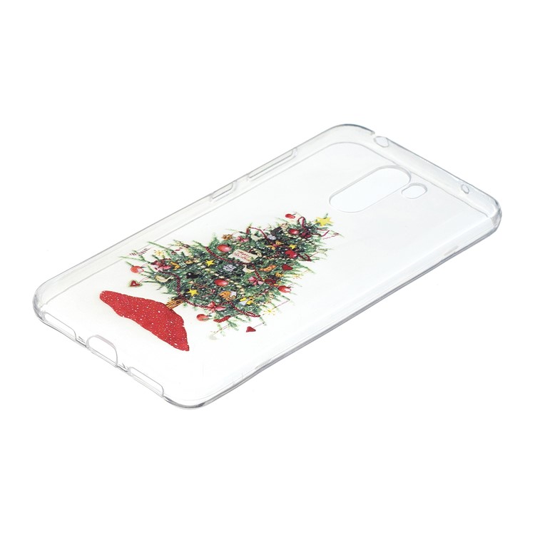 Pattern Printing Christmas Series TPU Soft Case for Xiaomi Pocophone F1 / Poco F1 in India - Christmas Tree-2