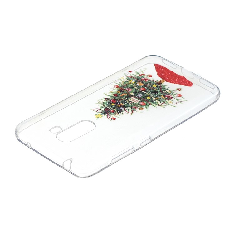 Pattern Printing Christmas Series TPU Soft Case for Xiaomi Pocophone F1 / Poco F1 in India - Christmas Tree-3