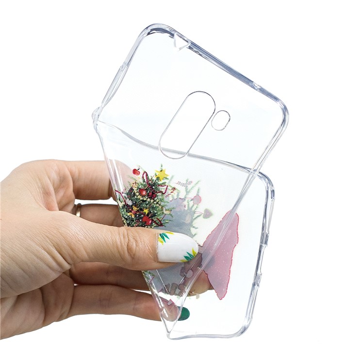 Pattern Printing Christmas Series TPU Soft Case for Xiaomi Pocophone F1 / Poco F1 in India - Christmas Tree-4