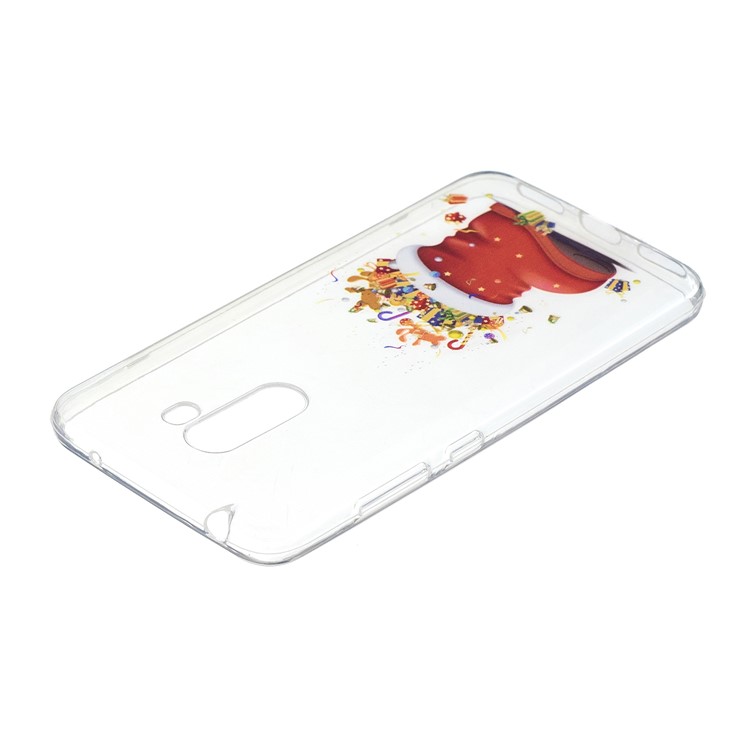Pattern Printing Christmas Series TPU Phone Cover Case for Xiaomi Pocophone F1 / Poco F1 in India - Christmas Gift-3