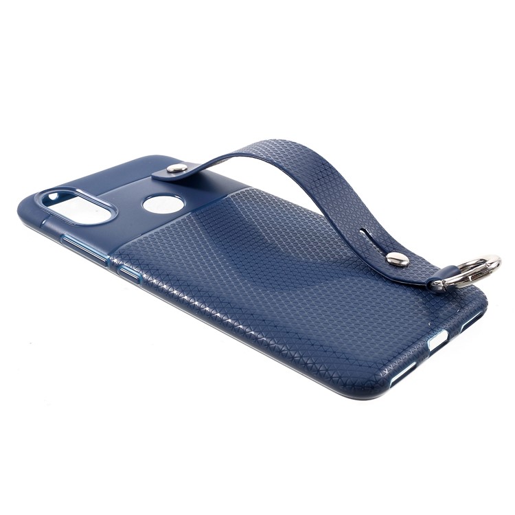 Triangle Pattern TPU Shell for Xiaomi Mi A2 / Mi 6 - Blue-2