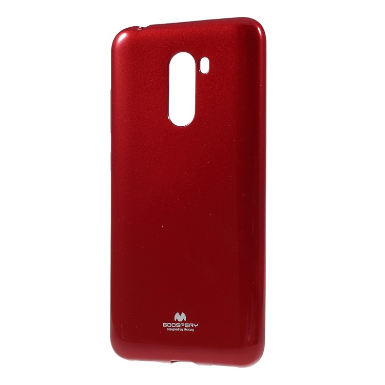 MERCURY GOOSPERY Glitter Powder TPU Case for Xiaomi Pocophone F1 / Poco F1 (India) - Red-2