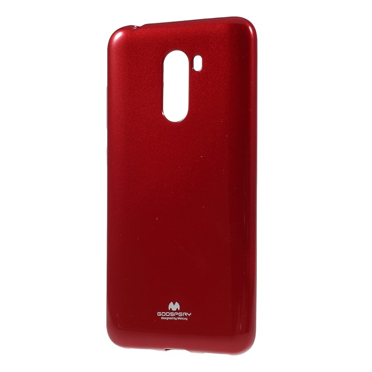 MERCURY GOOSPERY Glitter Powder TPU Case for Xiaomi Pocophone F1 / Poco F1 (India) - Red-2