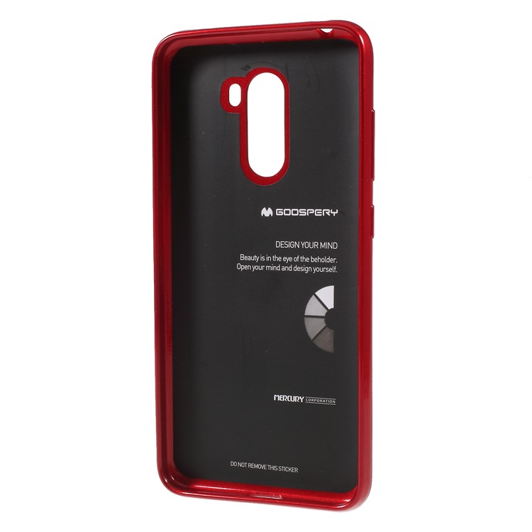 MERCURY GOOSPERY Glitter Powder TPU Case for Xiaomi Pocophone F1 / Poco F1 (India) - Red-3