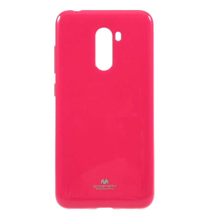 MERCURY GOOSPERY Glitter Powder TPU Shell for Xiaomi Pocophone F1 / Poco F1 (India) - Rose-1