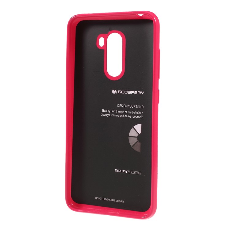 MERCURY GOOSPERY Glitter Powder TPU Shell for Xiaomi Pocophone F1 / Poco F1 (India) - Rose-3