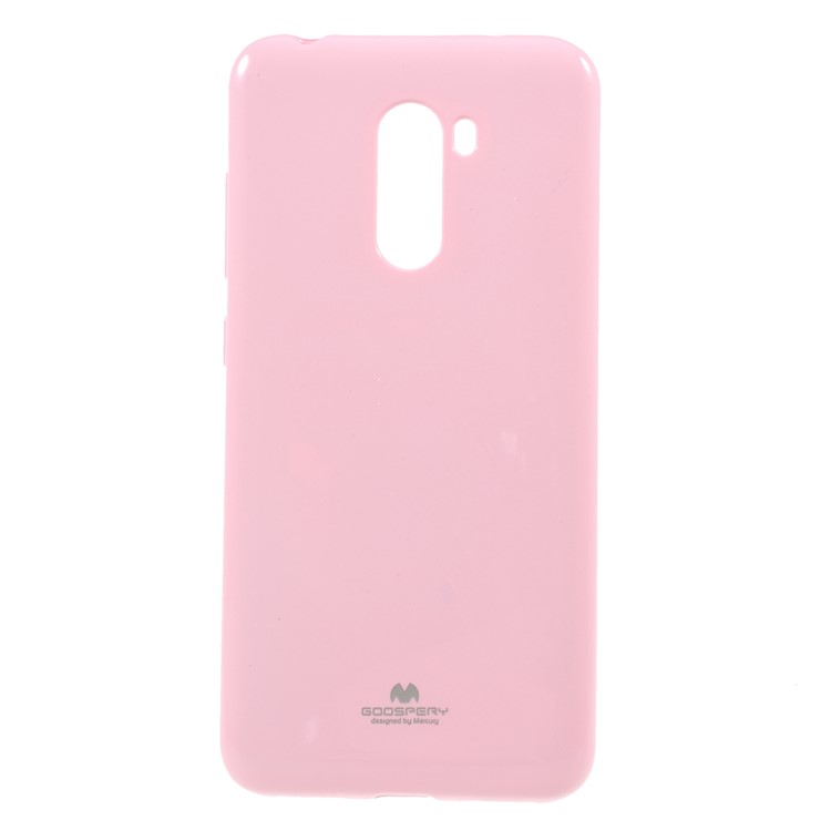 MERCURY GOOSPERY Glitter Powder TPU Phone Casing for Xiaomi Pocophone F1 / Poco F1 (India) - Pink-1