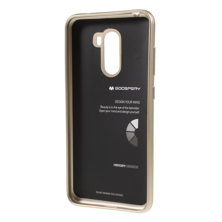 MERCURY GOOSPERY Glitter Powder TPU Phone Cover for Xiaomi Pocophone F1 / Poco F1 (India) - Gold-3