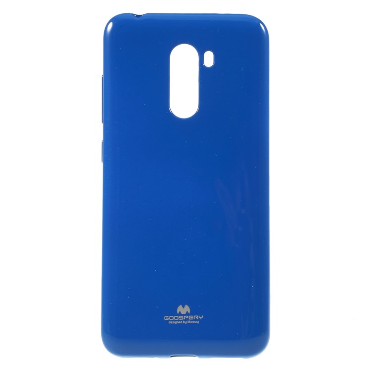 MERCURY GOOSPERY Glitter Powder TPU Mobile Phone Case Cover for Xiaomi Pocophone F1 / Poco F1 (India) - Blue-1