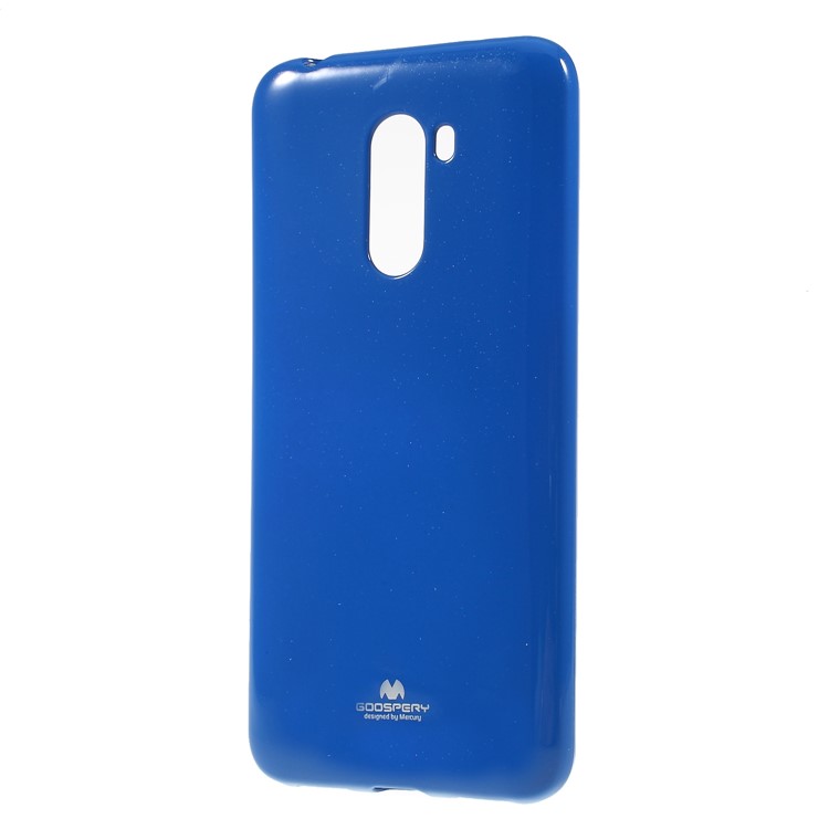 MERCURY GOOSPERY Glitter Powder TPU Mobile Phone Case Cover for Xiaomi Pocophone F1 / Poco F1 (India) - Blue-2