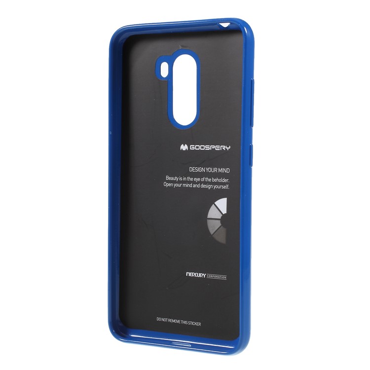 MERCURY GOOSPERY Glitter Powder TPU Mobile Phone Case Cover for Xiaomi Pocophone F1 / Poco F1 (India) - Blue-3