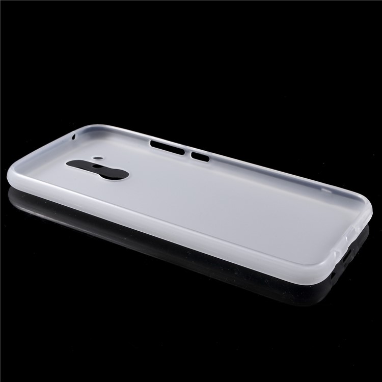 Double-sided Matte TPU Mobile Cover for Huawei Mate 20 Lite - Transparent-3