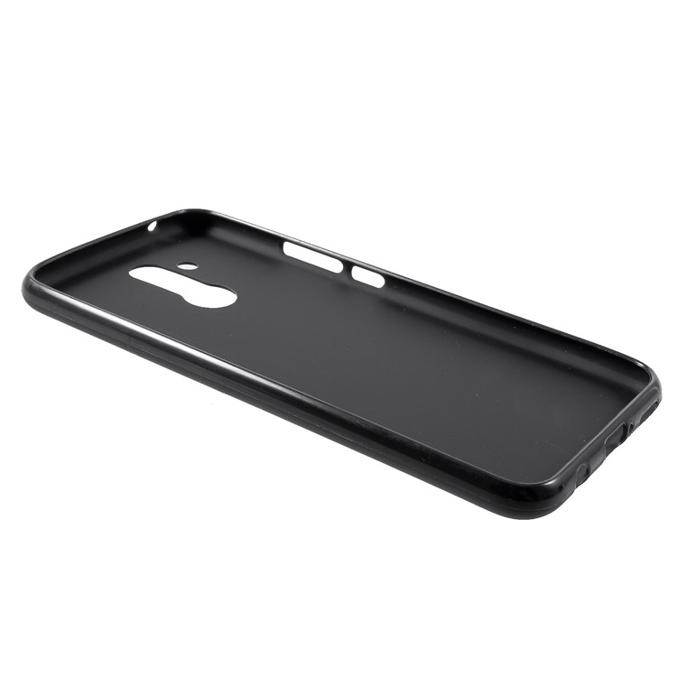 Double-sided Matte TPU Cell Phone Case for Huawei Mate 20 Lite - Black-5