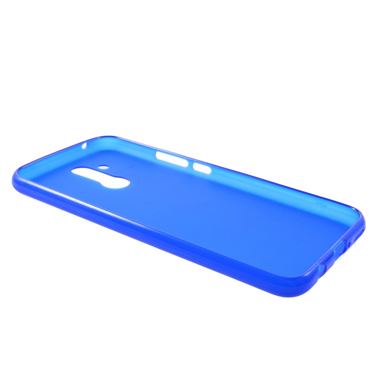 Double-sided Matte TPU Gel Cover Case for Huawei Mate 20 Lite - Blue-3