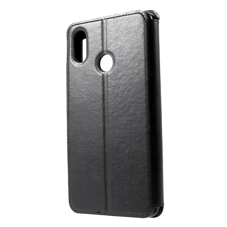 ROAR KOREA Noble Leather View Window Stand Phone Case for Xiaomi Mi Max 3 - Black-2