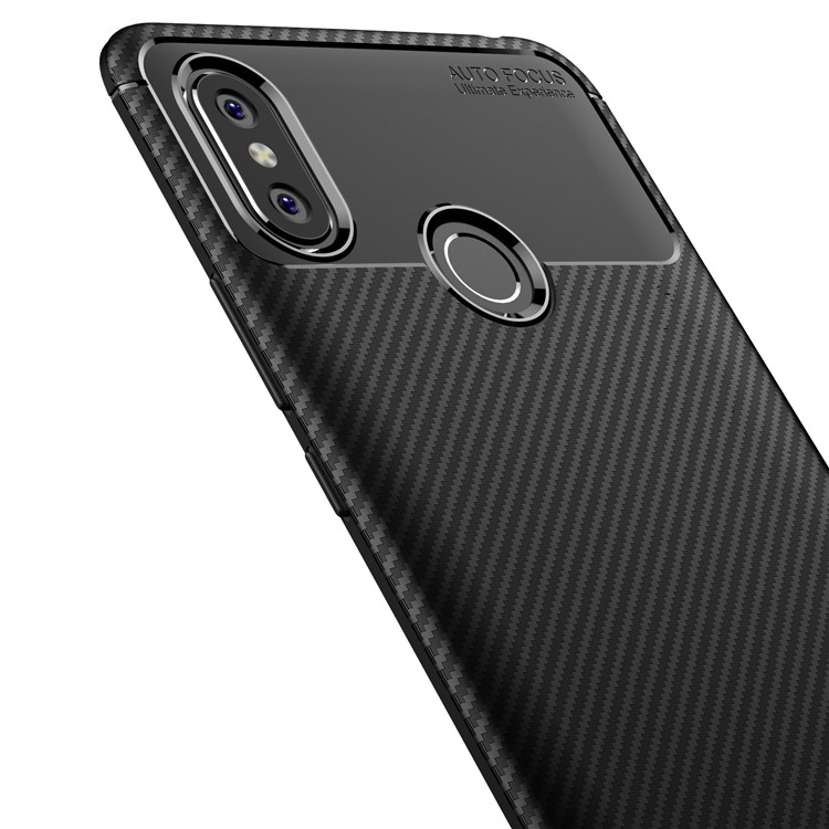 Beetle Series Carbon Fiber TPU Protection Cellphone Case for Xiaomi Mi Max 3 - Black-4