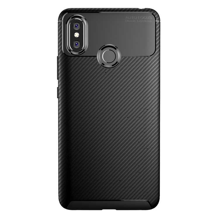 Beetle Series Carbon Fiber TPU Protection Cellphone Case for Xiaomi Mi Max 3 - Black-7