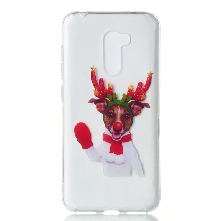 Christmas Series Pattern Printing TPU Cover Case for Xiaomi Pocophone F1 / Poco F1 in India - Reindeer-2