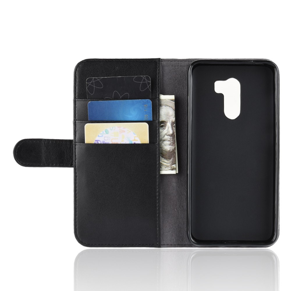 Split Leather Wallet Stand Phone Case for Xiaomi Pocophone F1 / Poco F1 (India) - Black-5