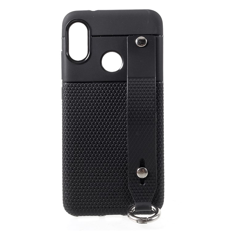 Triangle Pattern TPU Phone Shell for Xiaomi Mi A2 Lite / Redmi 6 Pro - Black-1