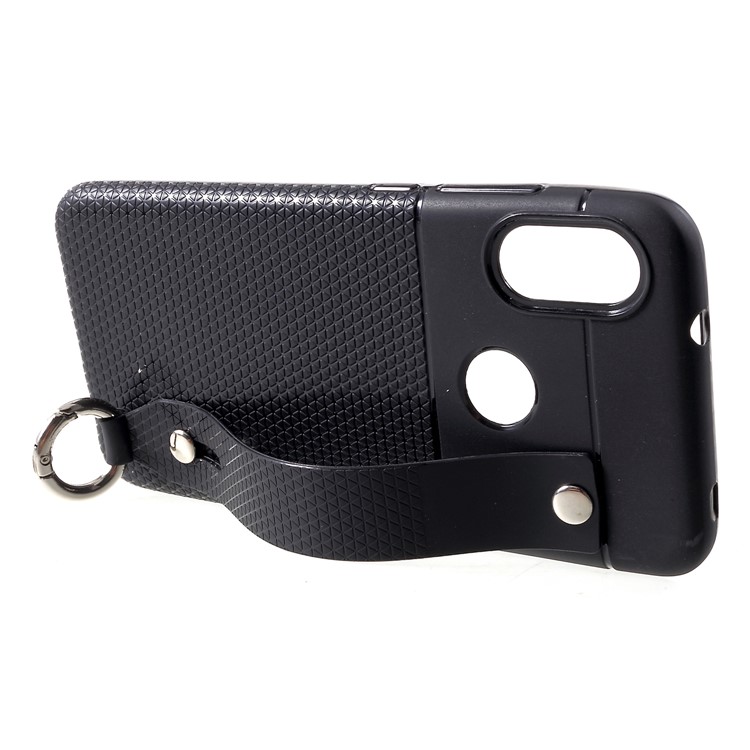 Triangle Pattern TPU Phone Shell for Xiaomi Mi A2 Lite / Redmi 6 Pro - Black-3