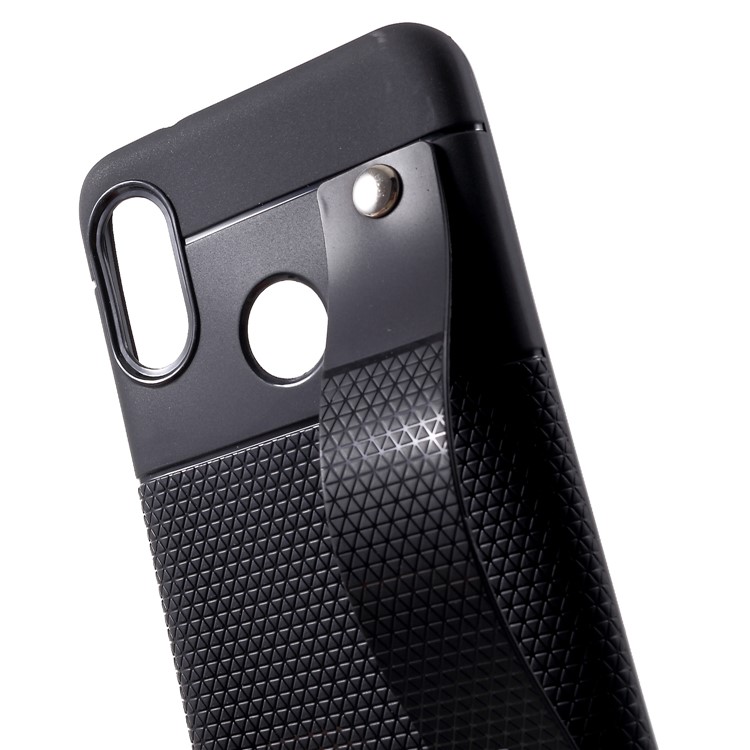 Triangle Pattern TPU Phone Shell for Xiaomi Mi A2 Lite / Redmi 6 Pro - Black-5