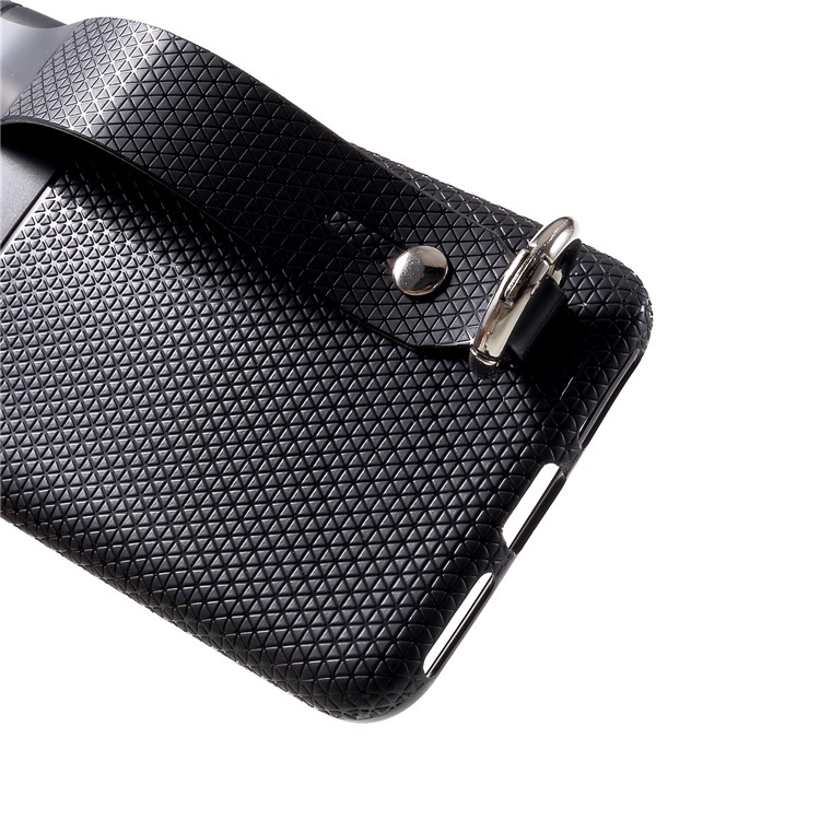 Triangle Pattern TPU Phone Shell for Xiaomi Mi A2 Lite / Redmi 6 Pro - Black-6