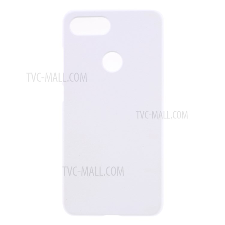 Rubberized PC Case Hard Mobile Cover for Xiaomi Mi 8 Lite/Mi 8 Youth (Mi 8X) - White-1