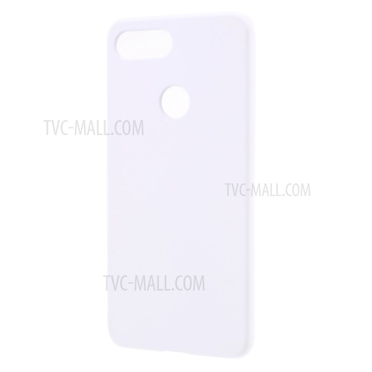 Rubberized PC Case Hard Mobile Cover for Xiaomi Mi 8 Lite/Mi 8 Youth (Mi 8X) - White-2