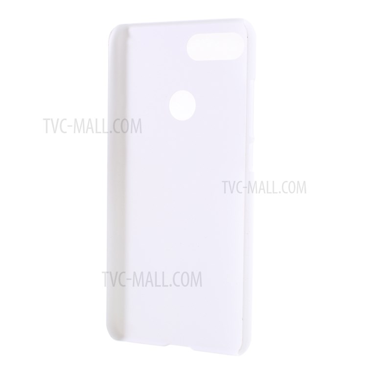 Rubberized PC Case Hard Mobile Cover for Xiaomi Mi 8 Lite/Mi 8 Youth (Mi 8X) - White-3