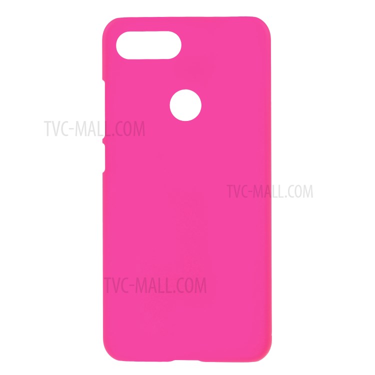 Rubberized Hard PC Mobile Shell Case for Xiaomi Mi 8 Lite/Mi 8 Youth (Mi 8X) - Rose-1