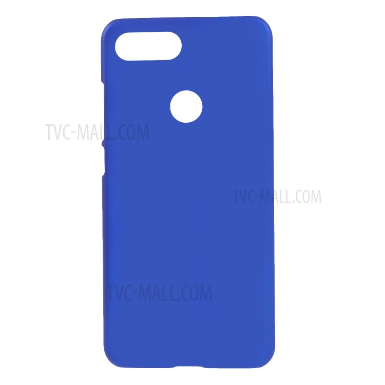 Rubberized Hard Plastic Cover Shell for Xiaomi Mi 8 Lite/Mi 8 Youth (Mi 8X) - Dark Blue-1