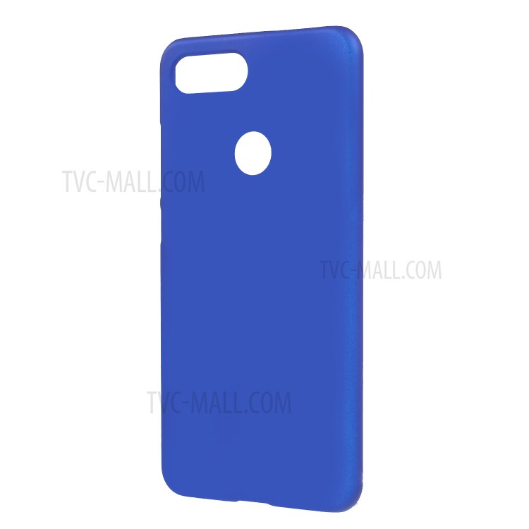 Rubberized Hard Plastic Cover Shell for Xiaomi Mi 8 Lite/Mi 8 Youth (Mi 8X) - Dark Blue-2