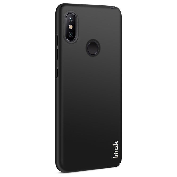 IMAK Jazz Skin Feel PC Phone Case + Screen Protector for Xiaomi Redmi Note 6 Pro - Black-2