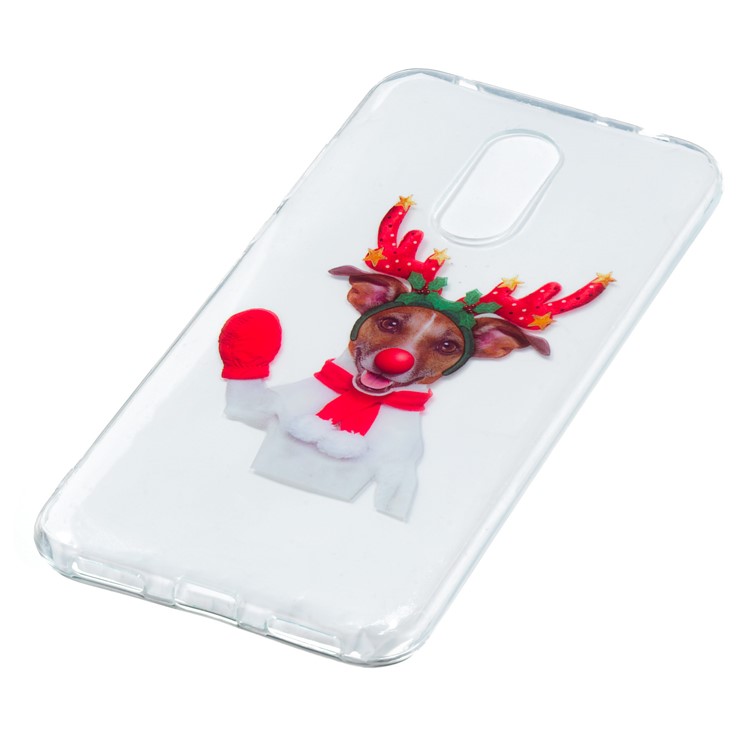 Christmas Pattern Printing TPU Jelly Mobile Shell for Xiaomi Redmi Note 5 (12MP Rear Camera) / Redmi 5 Plus (China) - Reindeer-4