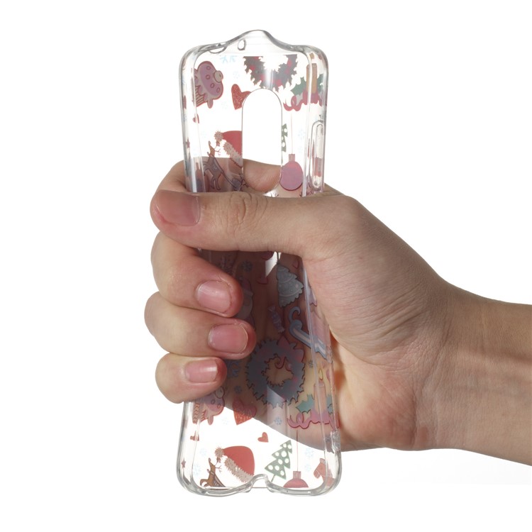 Christmas Pattern Printing TPU Jelly Cellphone Back Case for Xiaomi Redmi Note 5 (12MP Rear Camera) / Redmi 5 Plus (China) - Christmas Elements-3