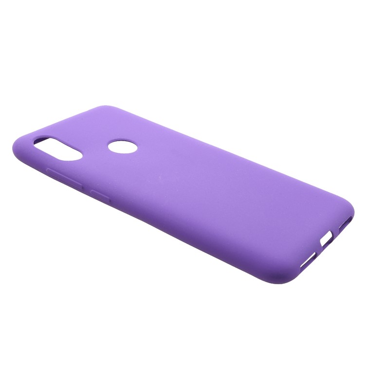 Skin-touch Matte TPU Protective Mobile Cover for Xiaomi Redmi Note 6 Pro - Purple-2