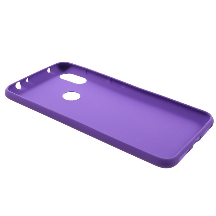 Skin-touch Matte TPU Protective Mobile Cover for Xiaomi Redmi Note 6 Pro - Purple-3