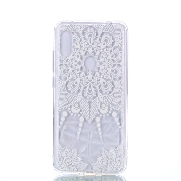 For Xiaomi Redmi Note 6 Pro / Note 6 TPU Shell / Embossed Flower / 3D Diamond Surface - Mandala-4