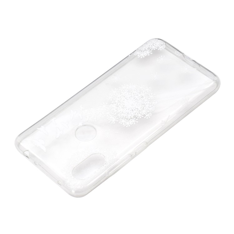 Embossed Pattern TPU Mobile Phone Case for Xiaomi Redmi Note 6 Pro - Dandelion-4