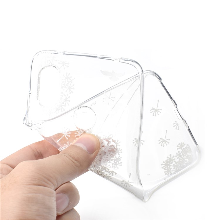 Embossed Pattern TPU Mobile Phone Case for Xiaomi Redmi Note 6 Pro - Dandelion-5