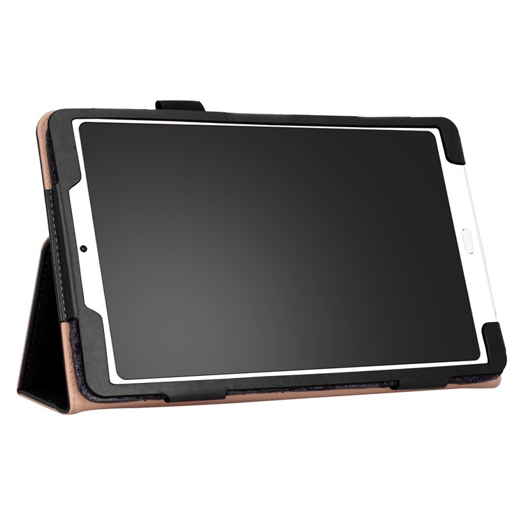 Retro Style PU Leather Card Holder Tablet Case with Stand for Xiaomi Mi Pad 4 Plus - Black-9