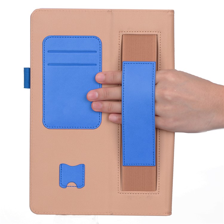 Retro Style PU Leather Card Holder Protective Case Shell for Xiaomi Mi Pad 4 Plus - Blue-11
