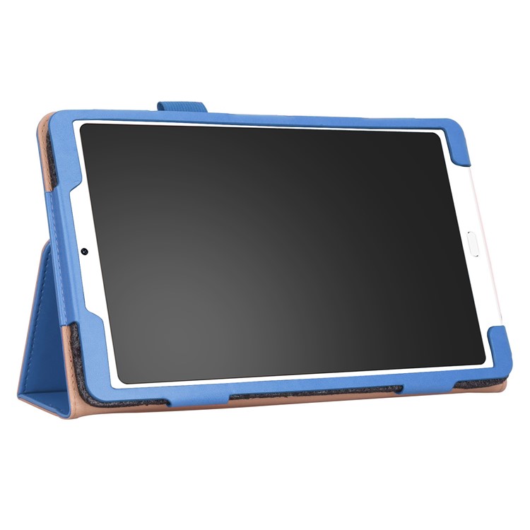 Retro Style PU Leather Card Holder Protective Case Shell for Xiaomi Mi Pad 4 Plus - Blue-8